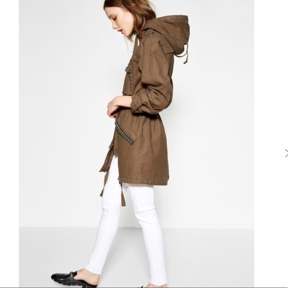 The Kooples Jackets & Coats The Kooples Long Khaki Cotton Parka